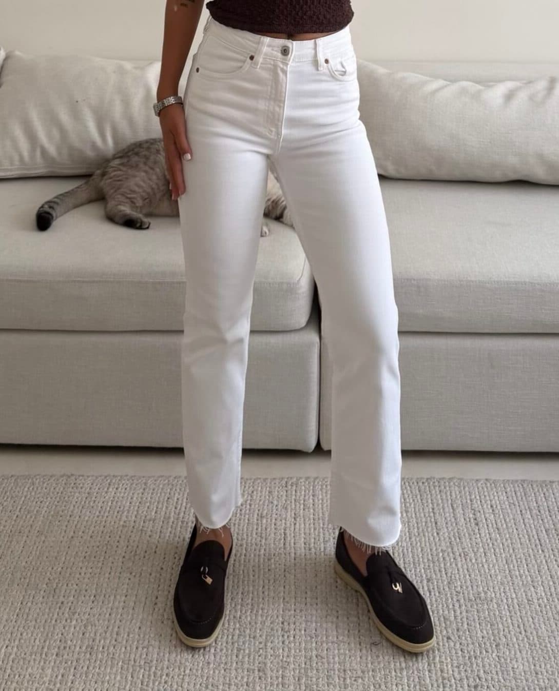 Zara | Iconic White Slim Jeans — تصویر ۴
