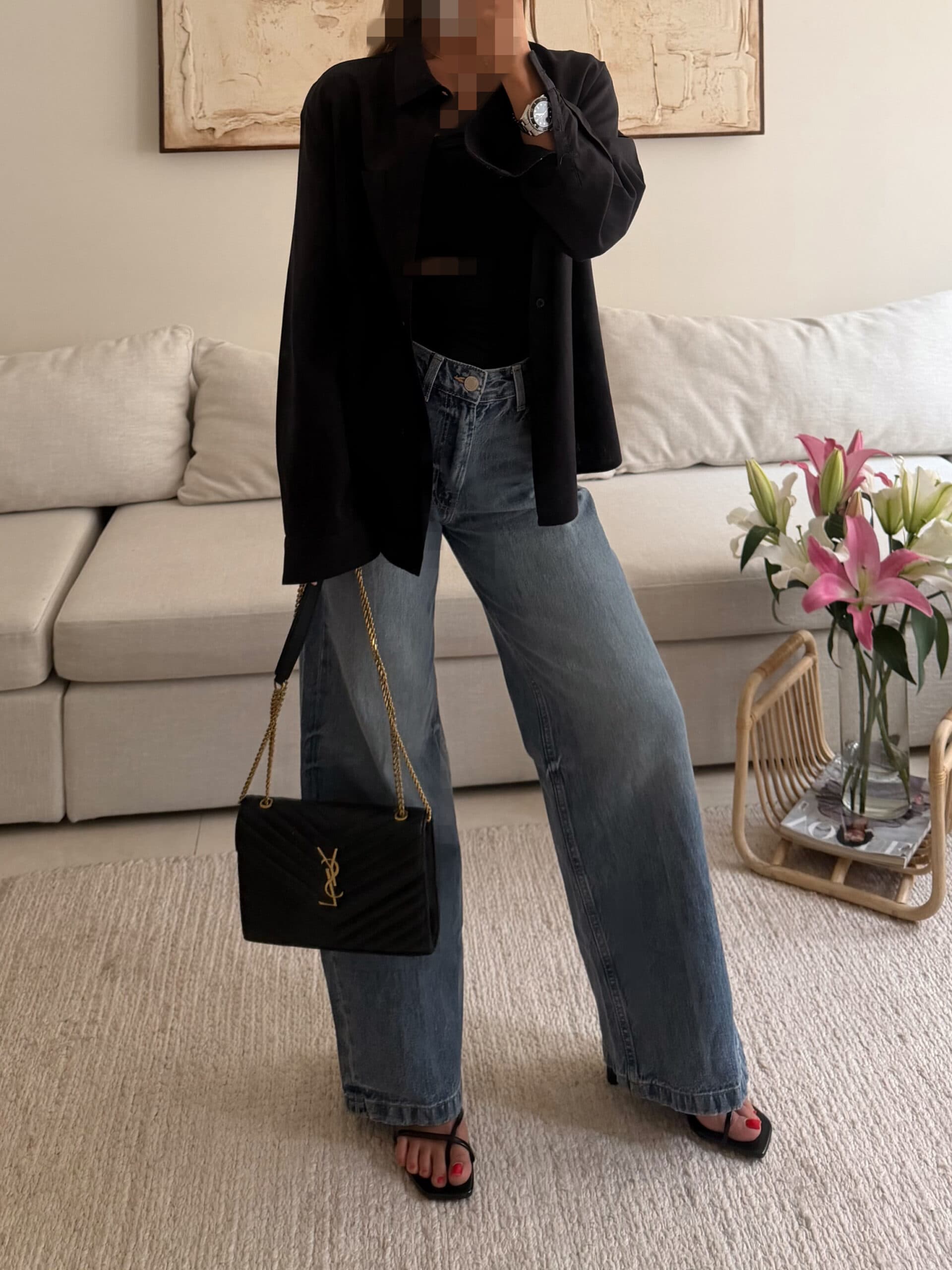 Pull&Bear | Azure Drift Relaxed Denim — تصویر ۴