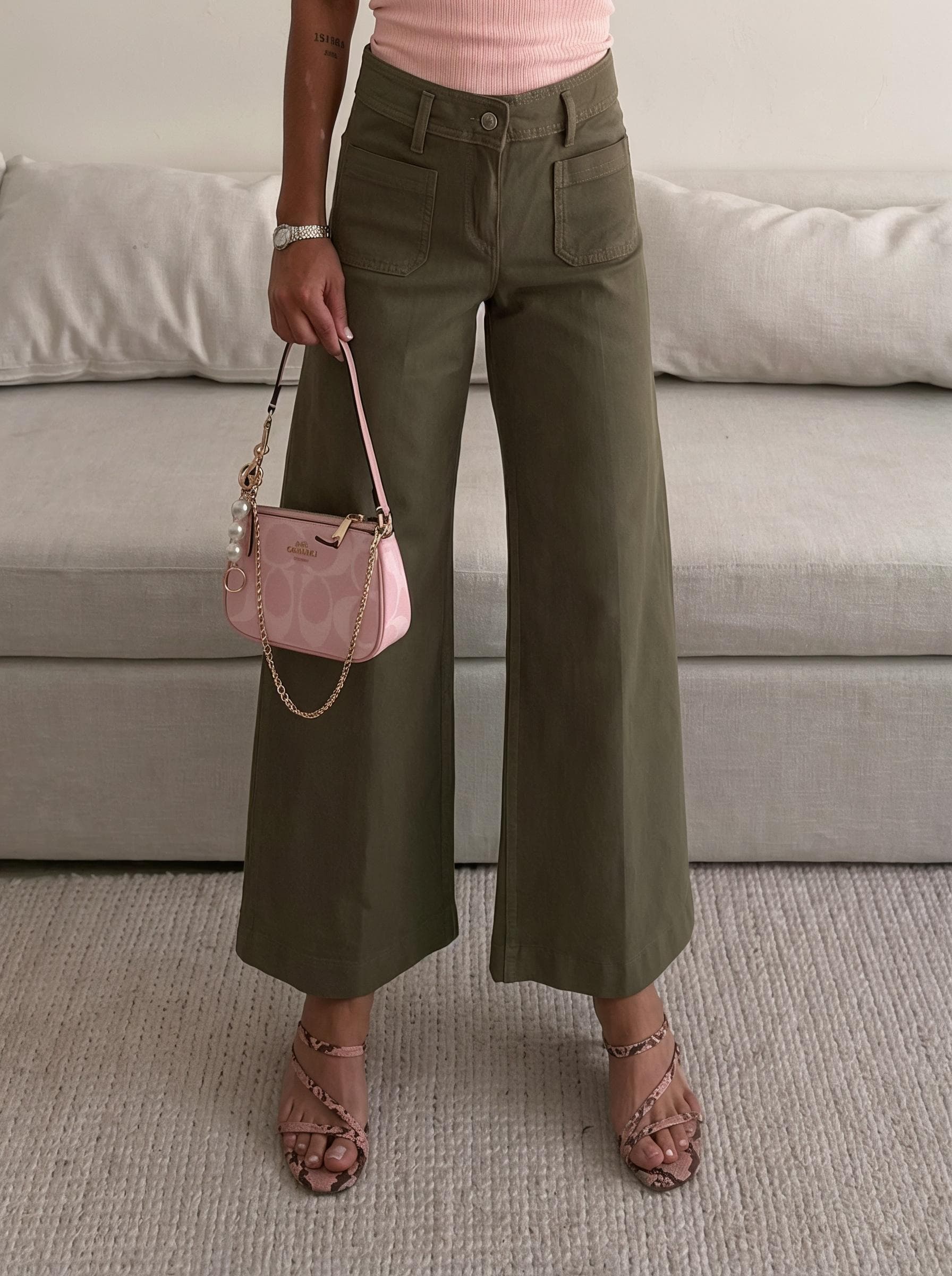 Mango | Safari-Chic Wide-Legs