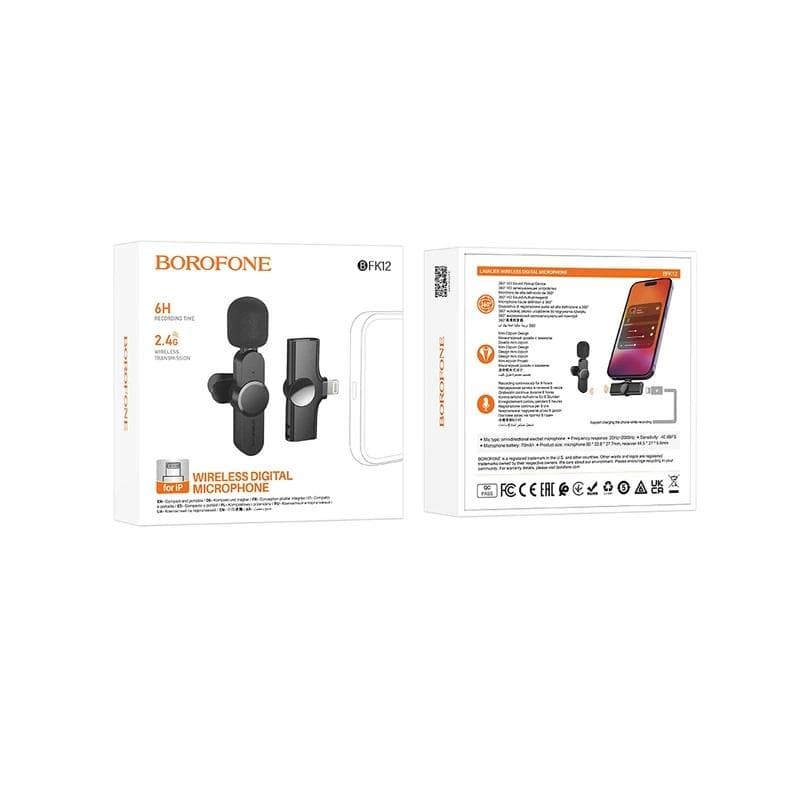 میکروفن یقه ای بروفون مدل BFK12 FOR IPHONE — تصویر ۵