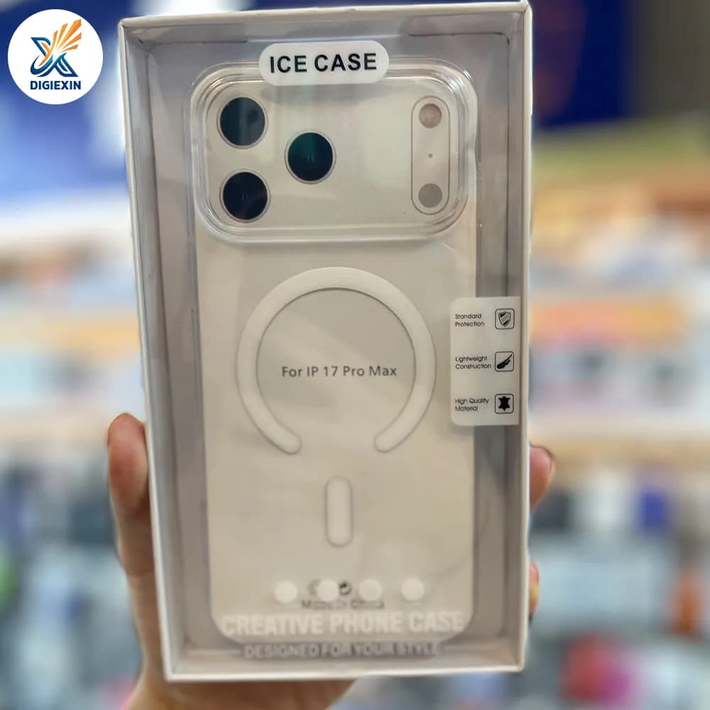 کاور شفاف مدل Ice Case مناسب برای آیفون 17 پرو مکس — تصویر ۳