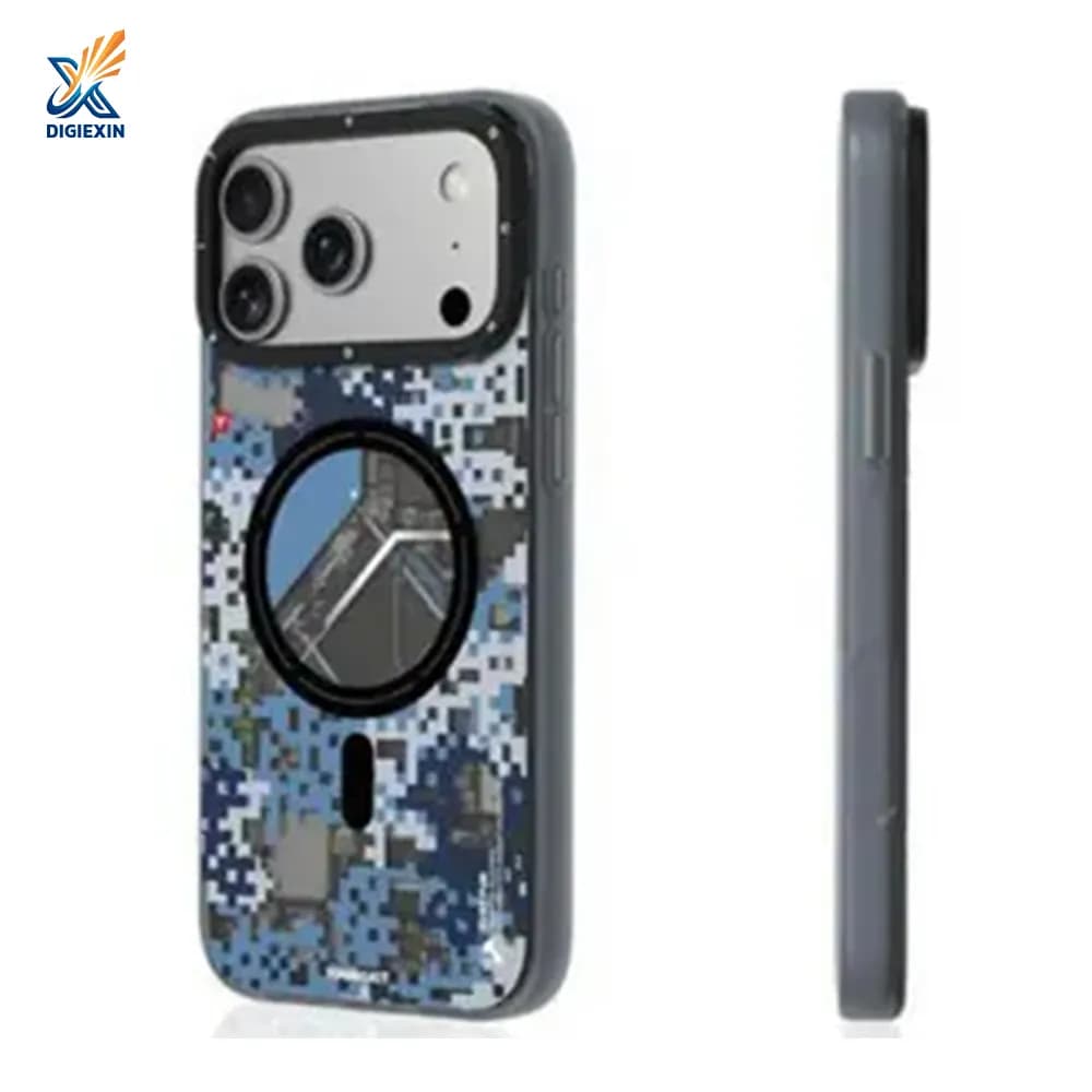کاور یانگ‌کیت (Youngkit) طرح Camouflage Blue مناسب برای آیفون 17 پرومکس — تصویر ۳