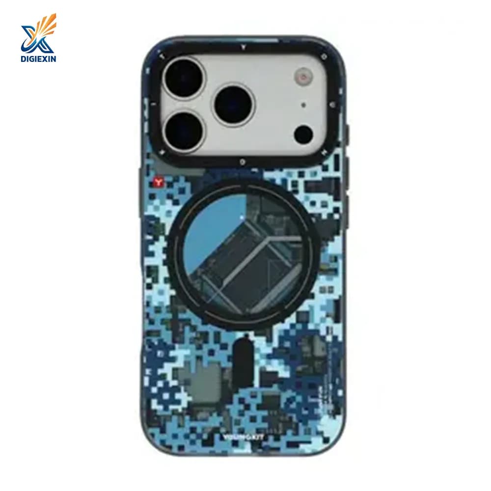 کاور یانگ‌کیت (Youngkit) طرح Camouflage Blue مناسب برای آیفون 17 پرومکس — تصویر ۲