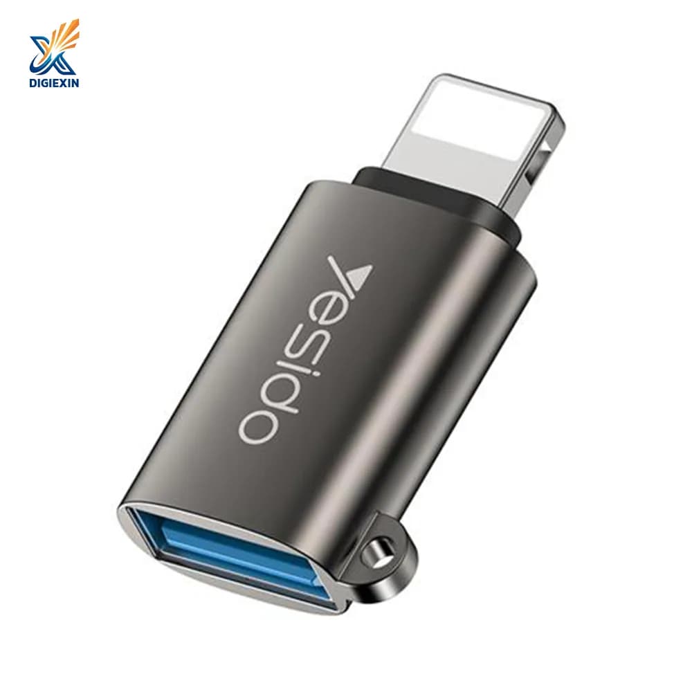 مبدل OTG لایتنینگ به USB یسیدو مدل GS14