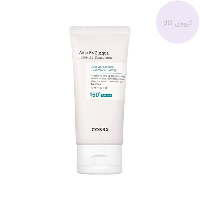 ضد آفتاب تون آپ صورتی کوزارکس Cosrx مدل aloe 54.2 aqua — تصویر ۲