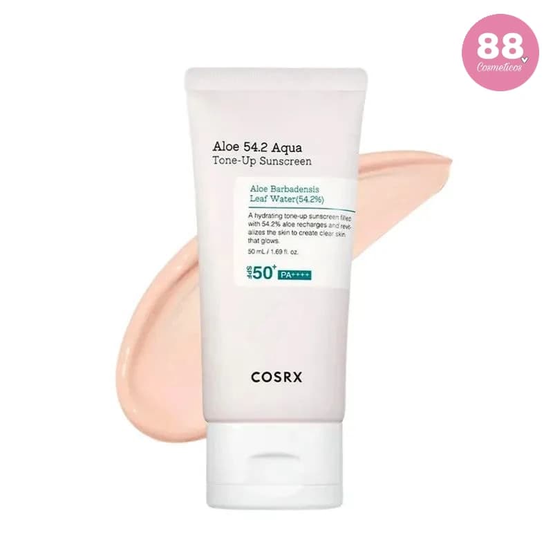 ضد آفتاب تون آپ صورتی کوزارکس Cosrx مدل aloe 54.2 aqua