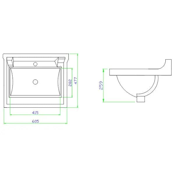 فول ست روشویی کابینتی تانیا 60 مروارید مرواکابین — تصویر ۵