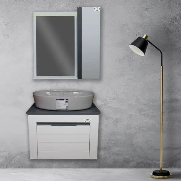 فول ست روشویی کابینتی سهند 60 طوسی مرواکابین