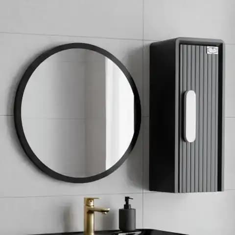 فول ست روشویی کابینتی ساینا 50 مشکی مرواکابین — تصویر ۴