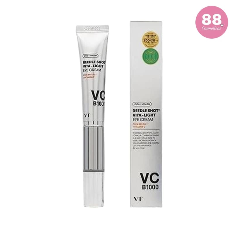 کرم دور چشم ریدل شات وی‌تی VT Reedle Shot Vita-Light Eye Cream حجم 15 میل — تصویر ۲