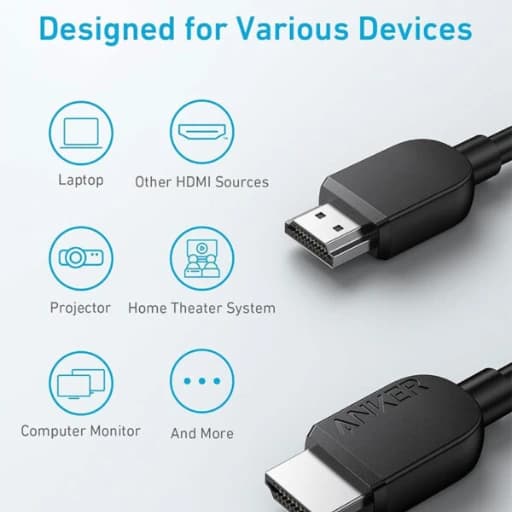 کابل HDMI انکر مدل A8742 طول 1.8 متر — تصویر ۶