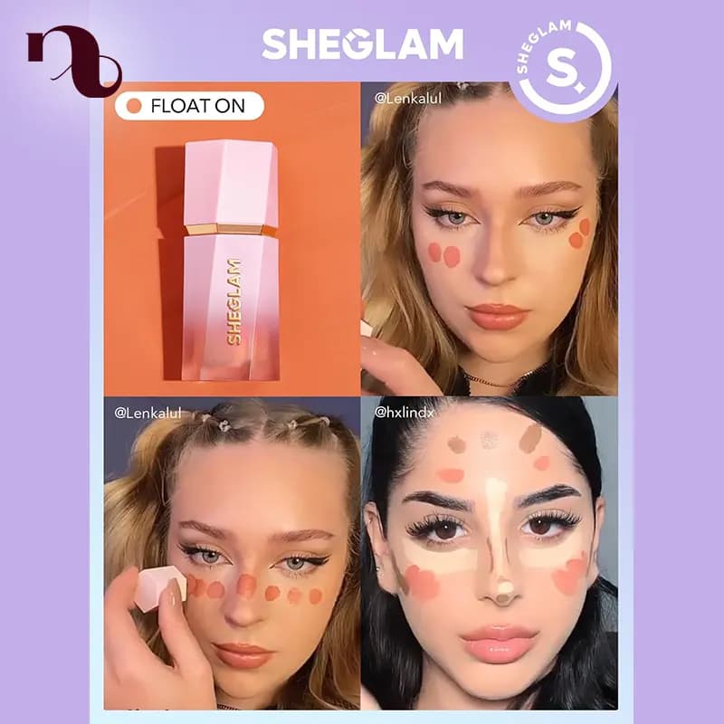 رژگونه مایع شیگلم مات مدل Liquid Blush Matte حجم 5 میلی لیتر — تصویر ۴