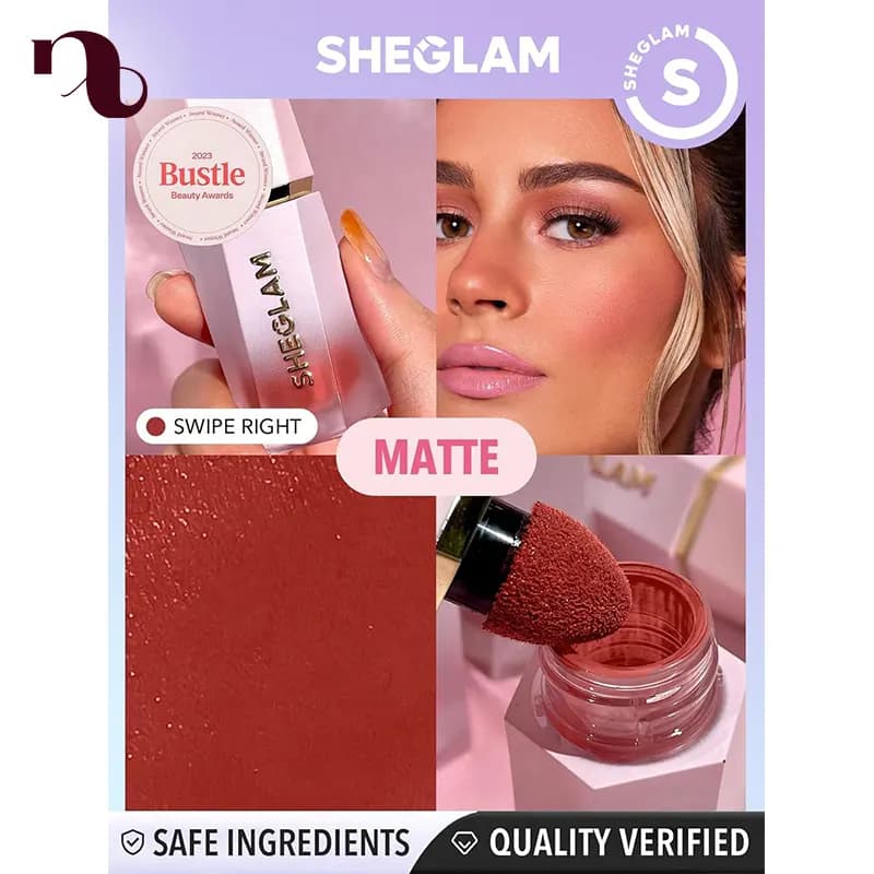 رژگونه مایع شیگلم مات مدل Liquid Blush Matte حجم 5 میلی لیتر — تصویر ۶