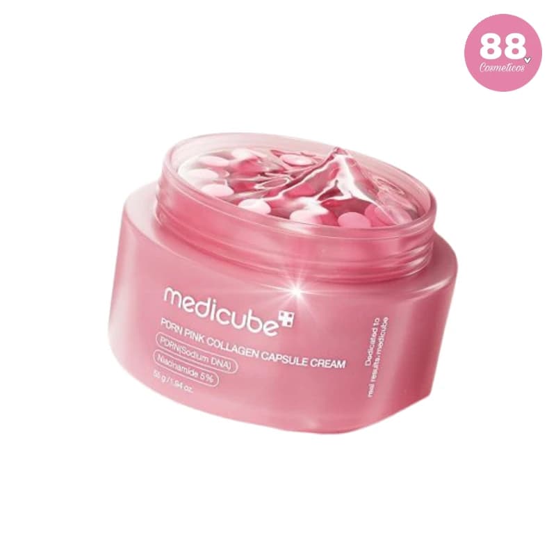 کرم کپسولی کلاژن و PDRN مدی کیوب medicube PDRN Pink Collagen Capsule Cream