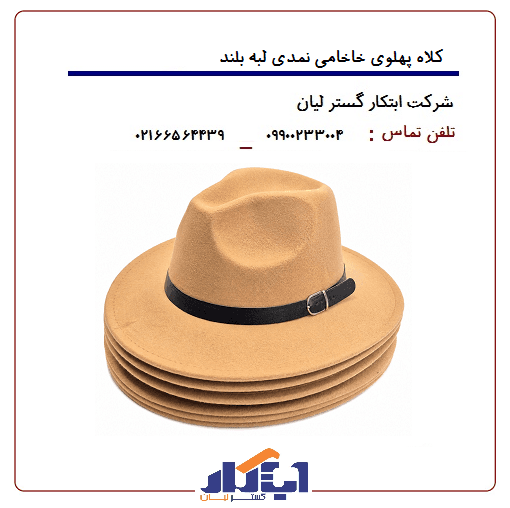 کلاه پهلوی خاخامی نمدی لبه بلند - ابتکار گستر لیان