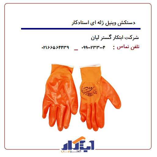 دستکش ونیل (ژله ای) استادکار حریر - ابتکار گستر لیان — تصویر ۳