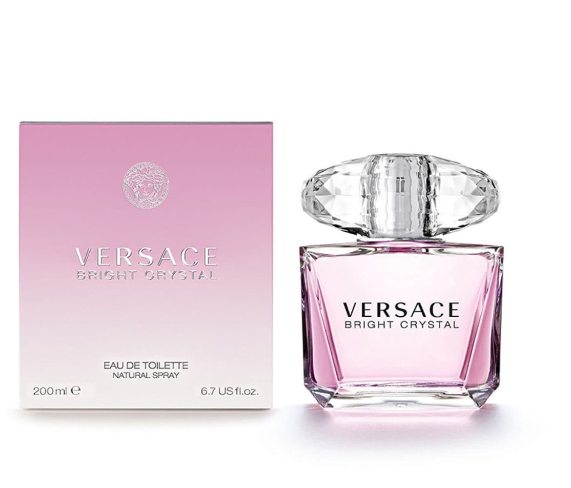 ادکلن ورساچه صورتی برایت کریستال VERSACE BRIGHT CRYSTAL حجم ۲۰۰ میلی لیتر