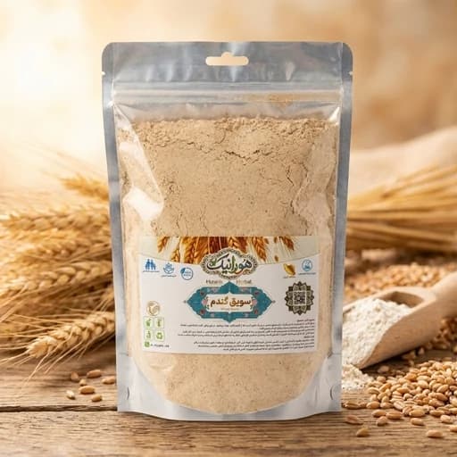 سویق گندم (برشت پودر گندم) کاملا طبیعی و خالص
