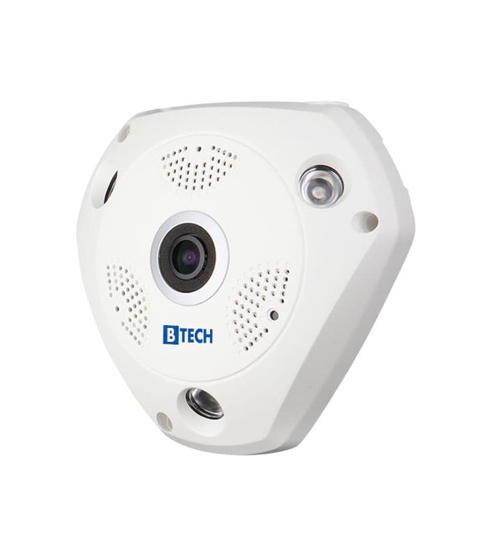 دوربین AHD FISH EYE چشم ماهی 5MP دید در شب + میکروفن برند B-TECH مدل BT-700-A
