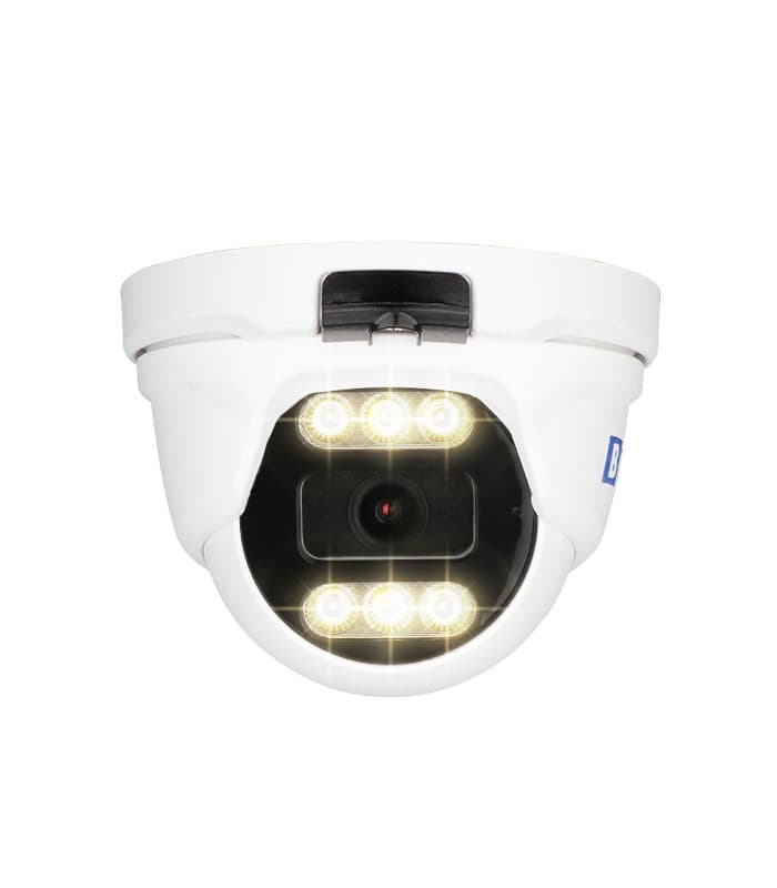 دوربین IP دام 5MP دید در شب رنگی (وارم لایت) + میکروفن برند B-TECH مدل DMIP5WL-BT5360-A — تصویر ۳