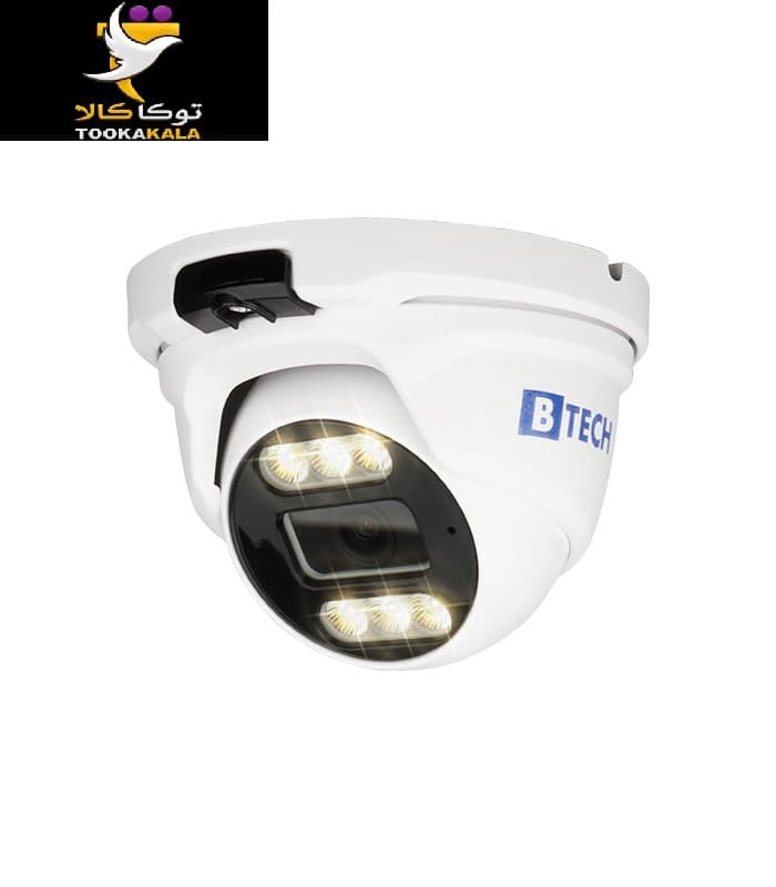 دوربین IP دام 5MP-2.8 دید در شب رنگی (وارم لایت) + میکروفن برند B-TECH مدل DMIP5WL-BT9067-A — تصویر ۹