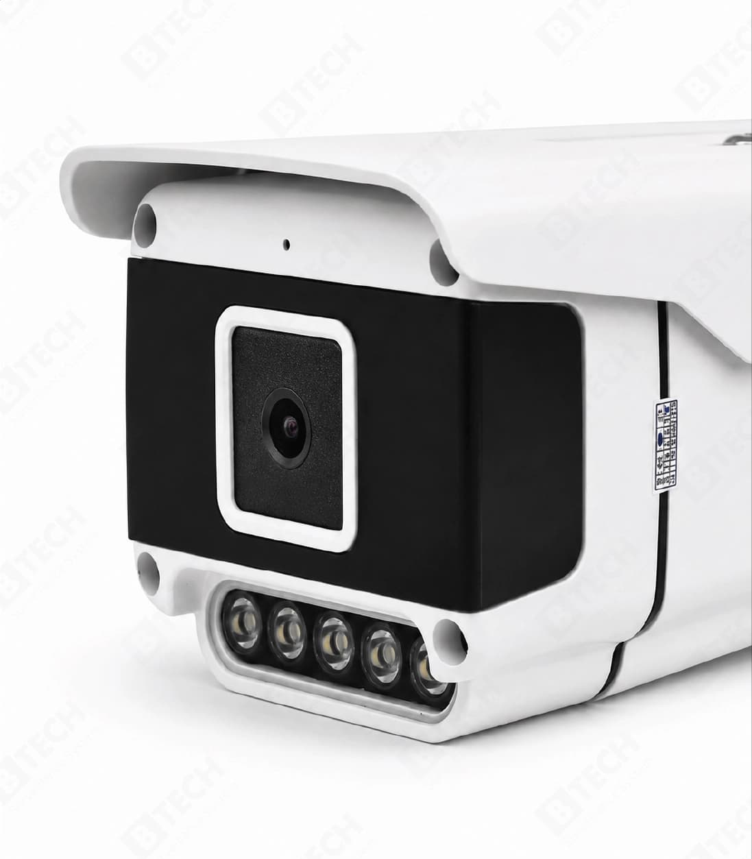 دوربین IP بولت 5MP دید در شب رنگی (وارم لایت) + میکروفن برند B-TECH مدل BLIP5WL-BT5006-A — تصویر ۶