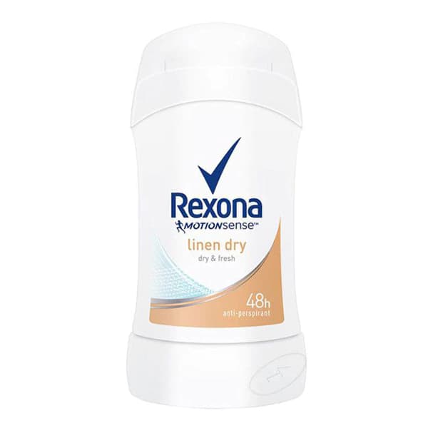 مام صابونی زنانه ضد تعریق رکسونا اورجینال مدل Linen Dry (ساعته48) Rexona