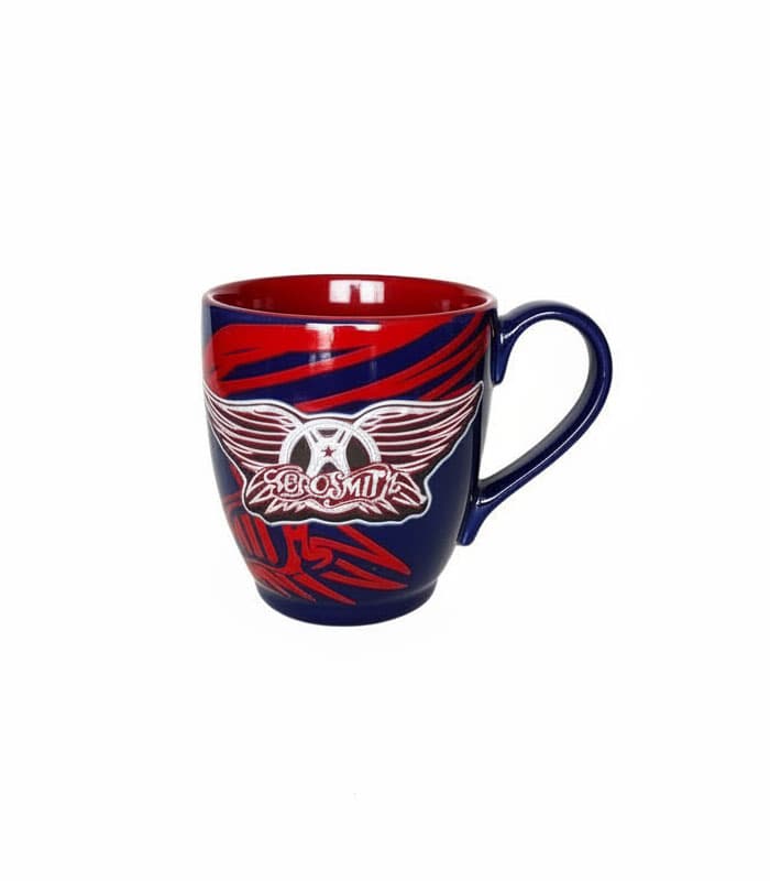 ماگ سرامیکی طرح برجسته Aerosmith مدل اکلیلی براق — تصویر ۴