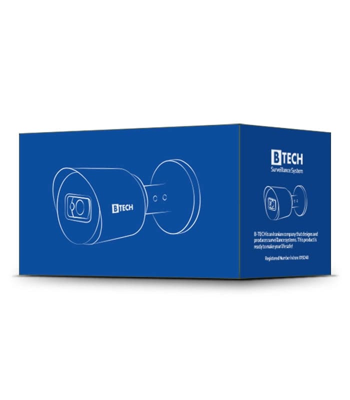 دوربین AHD بولت 2MP-2.8 دید در شب رنگی (وارم لایت) B-TECH مدل BMHD2WL-BT2128 — تصویر ۸