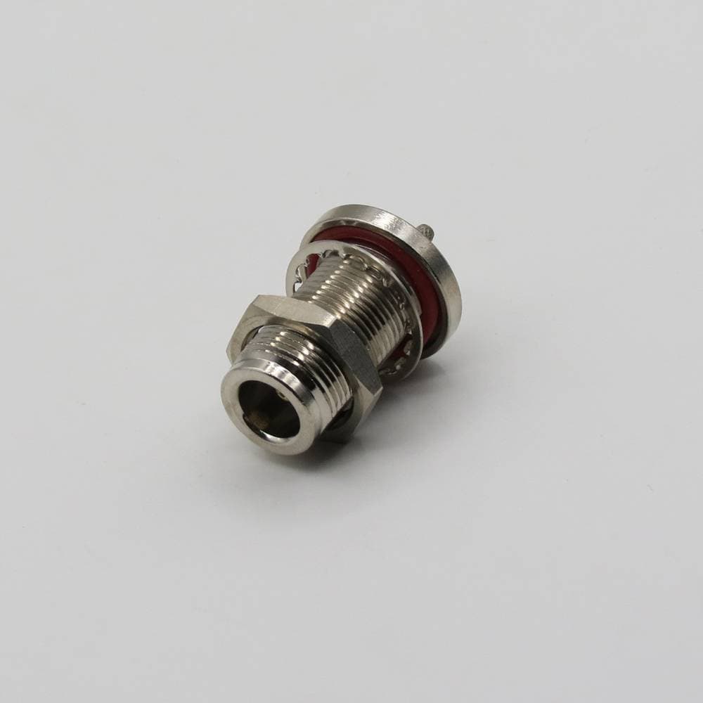کانکتور N-TYPE مادگی سرکابلی پنلی مهره ای بلندRG316