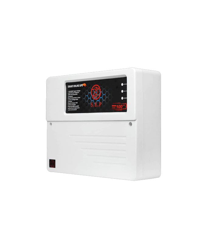 یو پی اس UPS دوربین مداربسته 4 کانال AHD سری 12V ذخیره 2 ساعت (قابل ارتقاء به 4 ساعت) مدل SEP-120EP