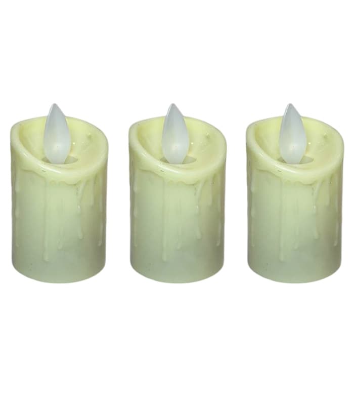 شمع LED وارمری شعله متحرک – قطر 3/5 سانتیمتر – بسته 3 عددی