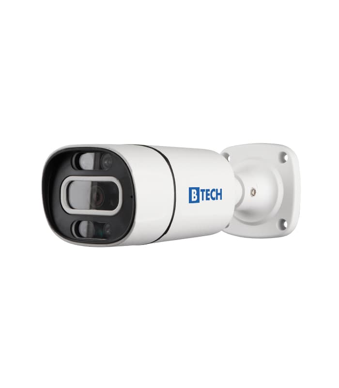 دوربین بولت AHD کیفیت 2MP وارم لایت برند B-TECH مدل BMHD2WL-BT9024