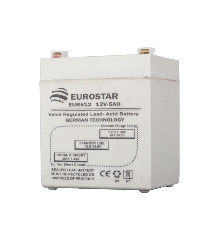 باتری 12ولت5 آمپر برند EUROSTAR