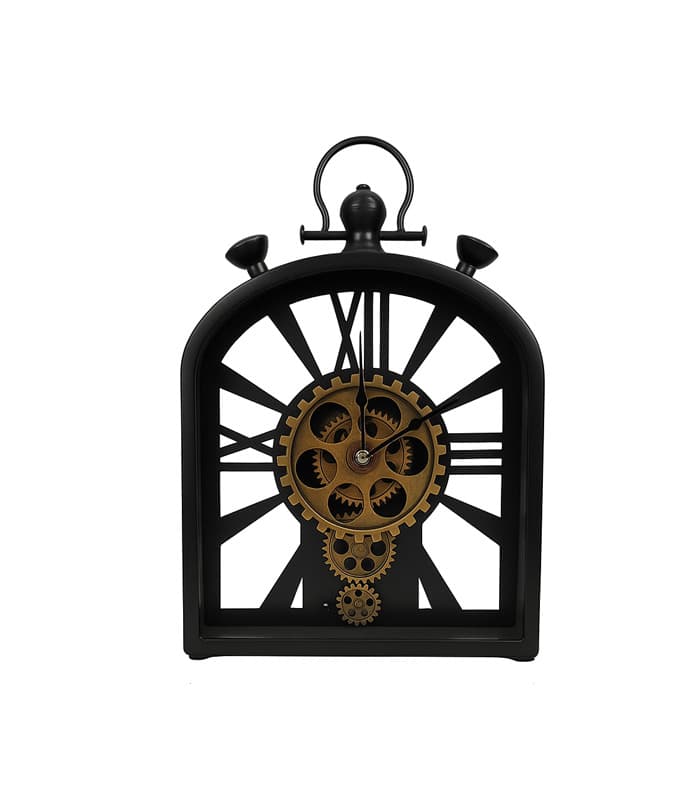ساعت رومیزی دو موتوره با چرخ‌دنده متحرک