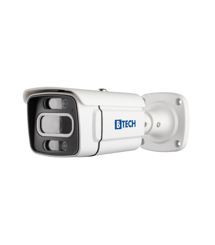 دوربین AHD بولت 2MP دید در شب رنگی (وارم لایت) برند B-TECH مدل BMHD2WL-BT9025