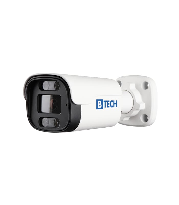 دوربین AHD بولت 5MP-2.8 دید در شب رنگی (وارم لایت) برند B-TECH مدل BMHD5WL-BT5028