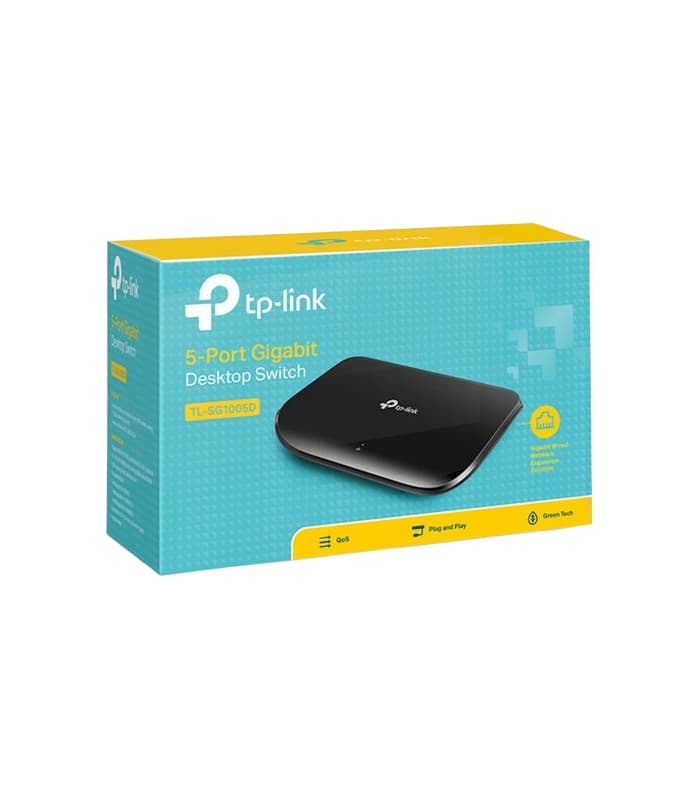 سوییچ 5 پورت TP-LINK 10/100/1000 مدل SG-1005-D — تصویر ۵