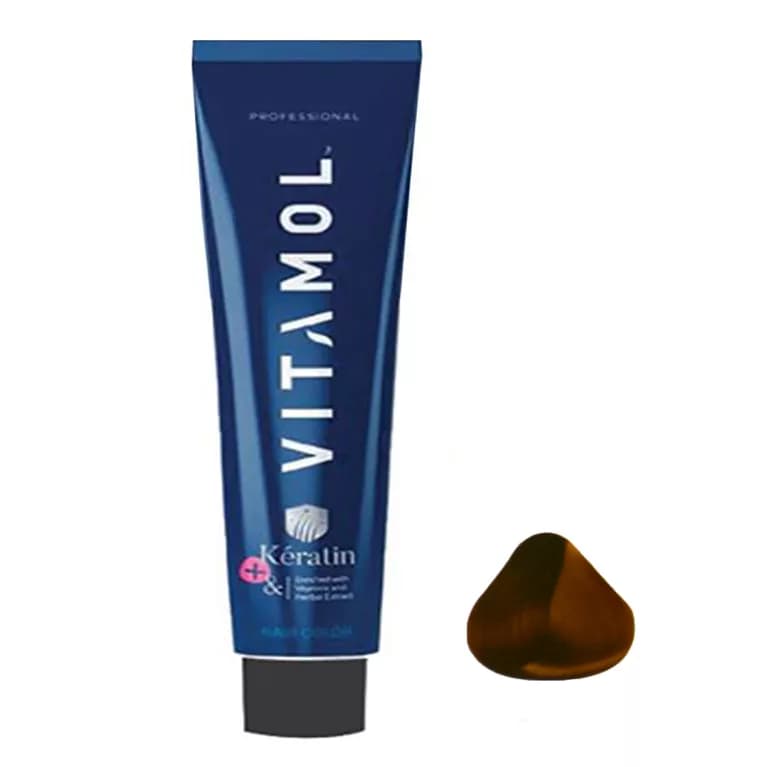 رنگ مو ویتامول سری natural شماره 6 حجم 120 میلی لیتر رنگ بلوند تیره