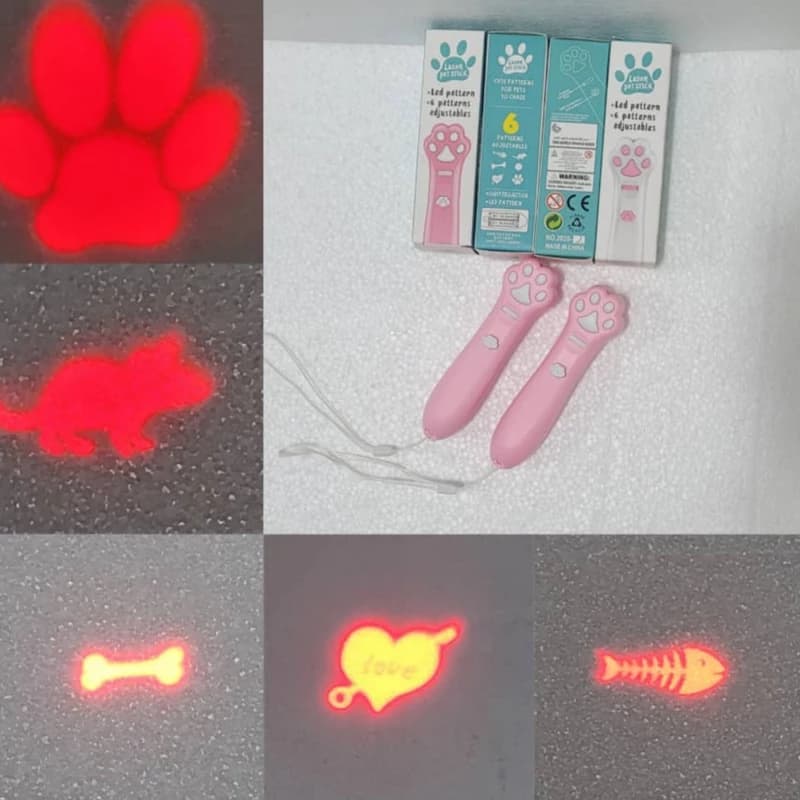 اسباب بازی گربه مدل لیزر 6حالته — تصویر ۴