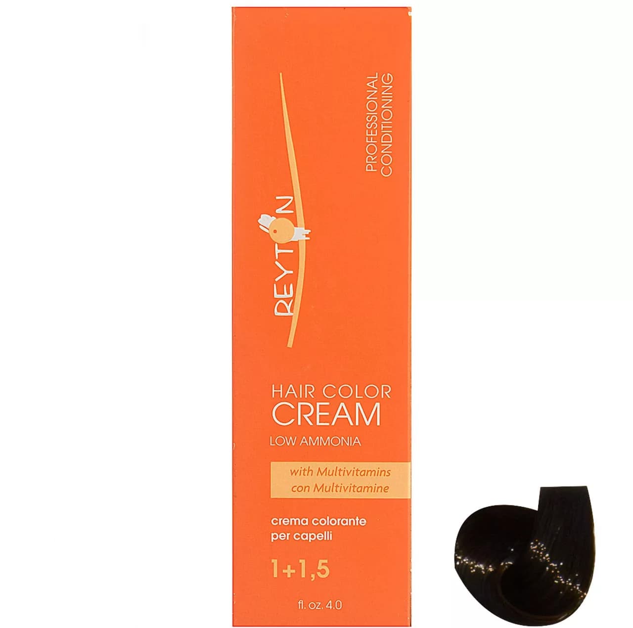 رنگ مو ریتون سری Ash مدل Natural Light Chestnut شماره 5.01 حجم 120 میلی لیتر رنگ قهوه ای بلوطی روشن خاکستری — تصویر ۳