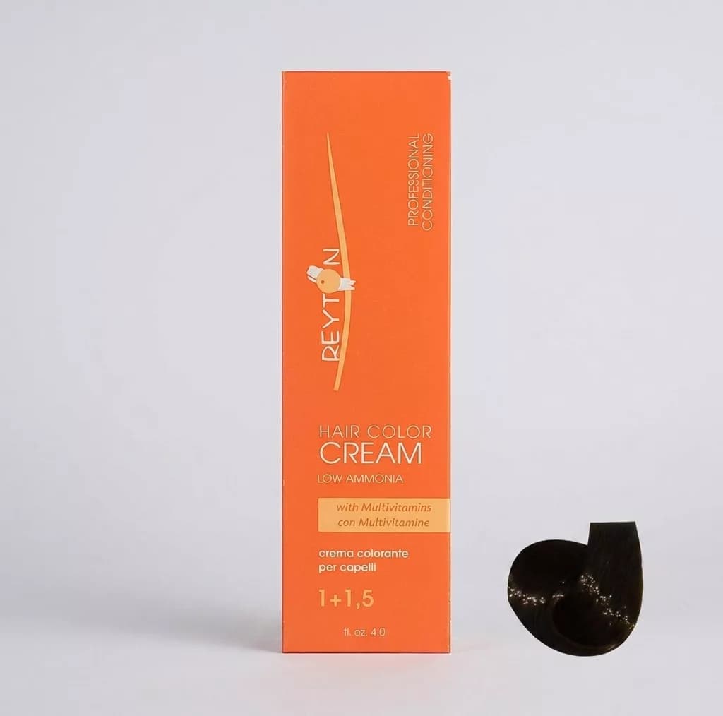 رنگ مو ریتون سری Ash مدل Natural Light Chestnut شماره 5.01 حجم 120 میلی لیتر رنگ قهوه ای بلوطی روشن خاکستری