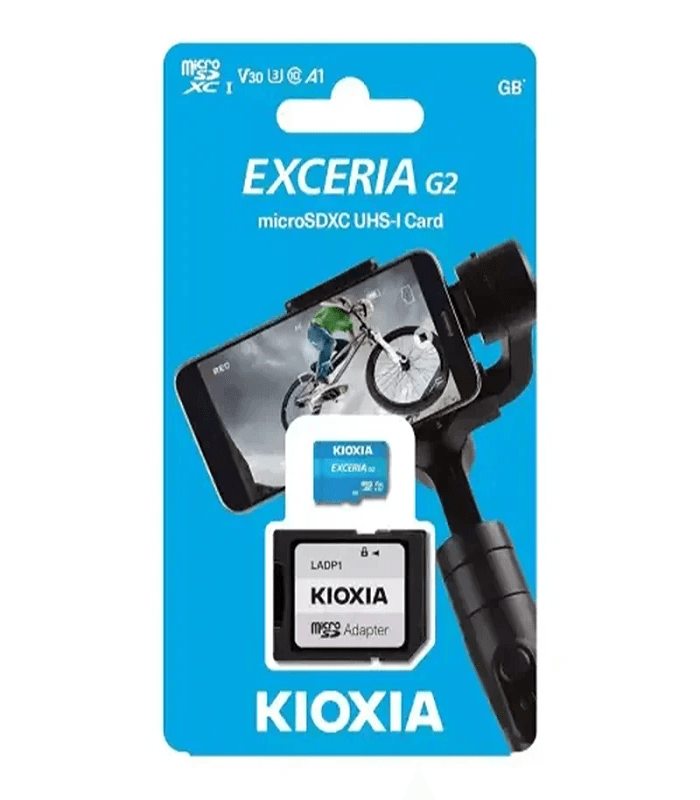 Micro Sd Card رم 128GB کلاس10مدلG2 برند KIOXIA گارانتی مادام العمر ماتریکس — تصویر ۲