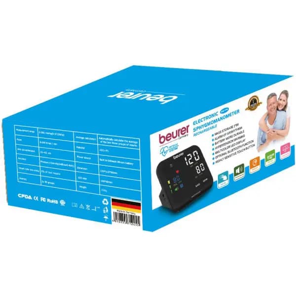 فشارسنج بیورر سخنگوی فارسی مدل BM102 — تصویر ۳