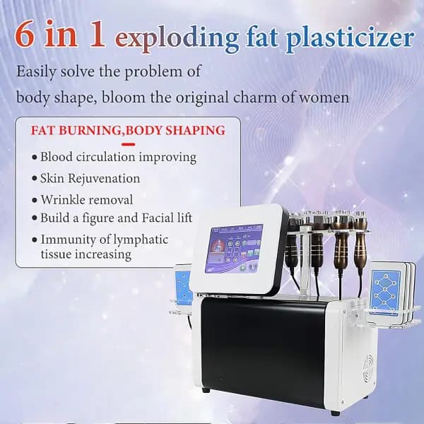 دستگاه لاغری و لیفت کویتیشن التراسونیک RF vaccum 40k — تصویر ۴