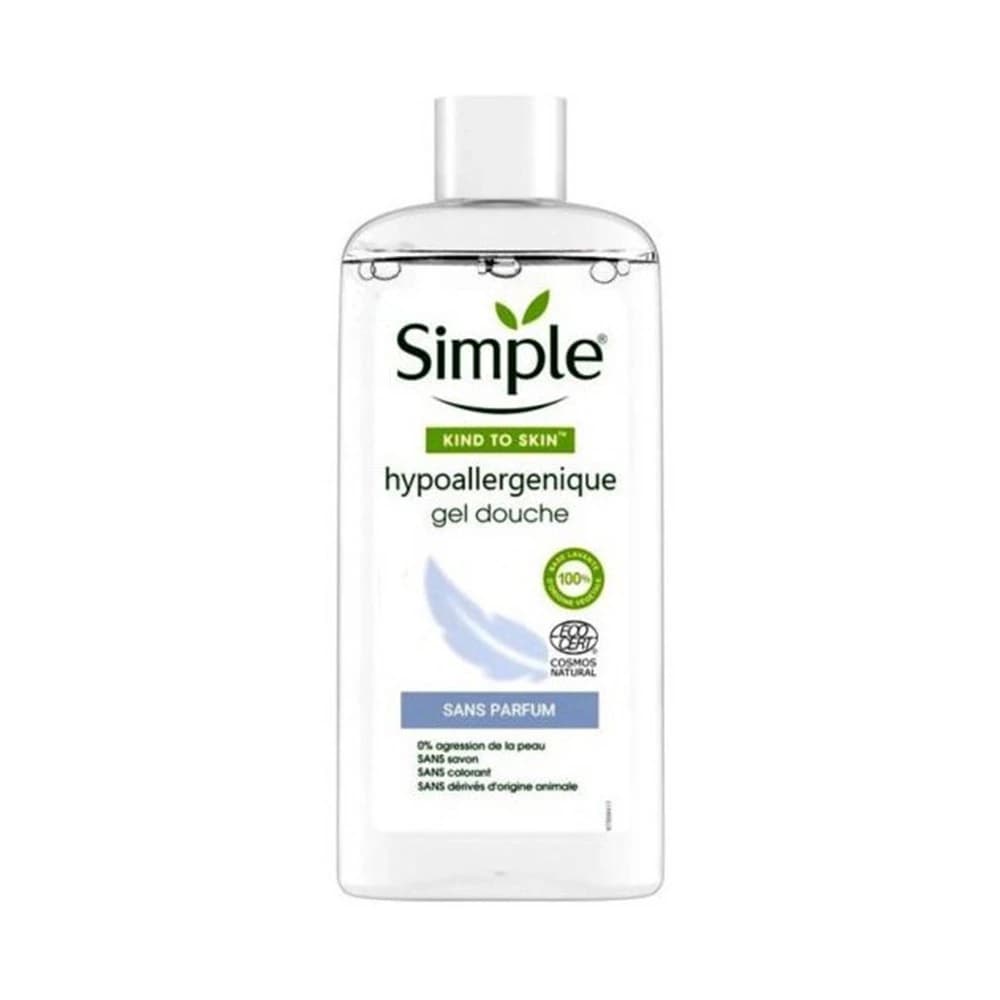 ژل دوش سیمپل مدل ملایم Hypoallergenique حجم 500 میل