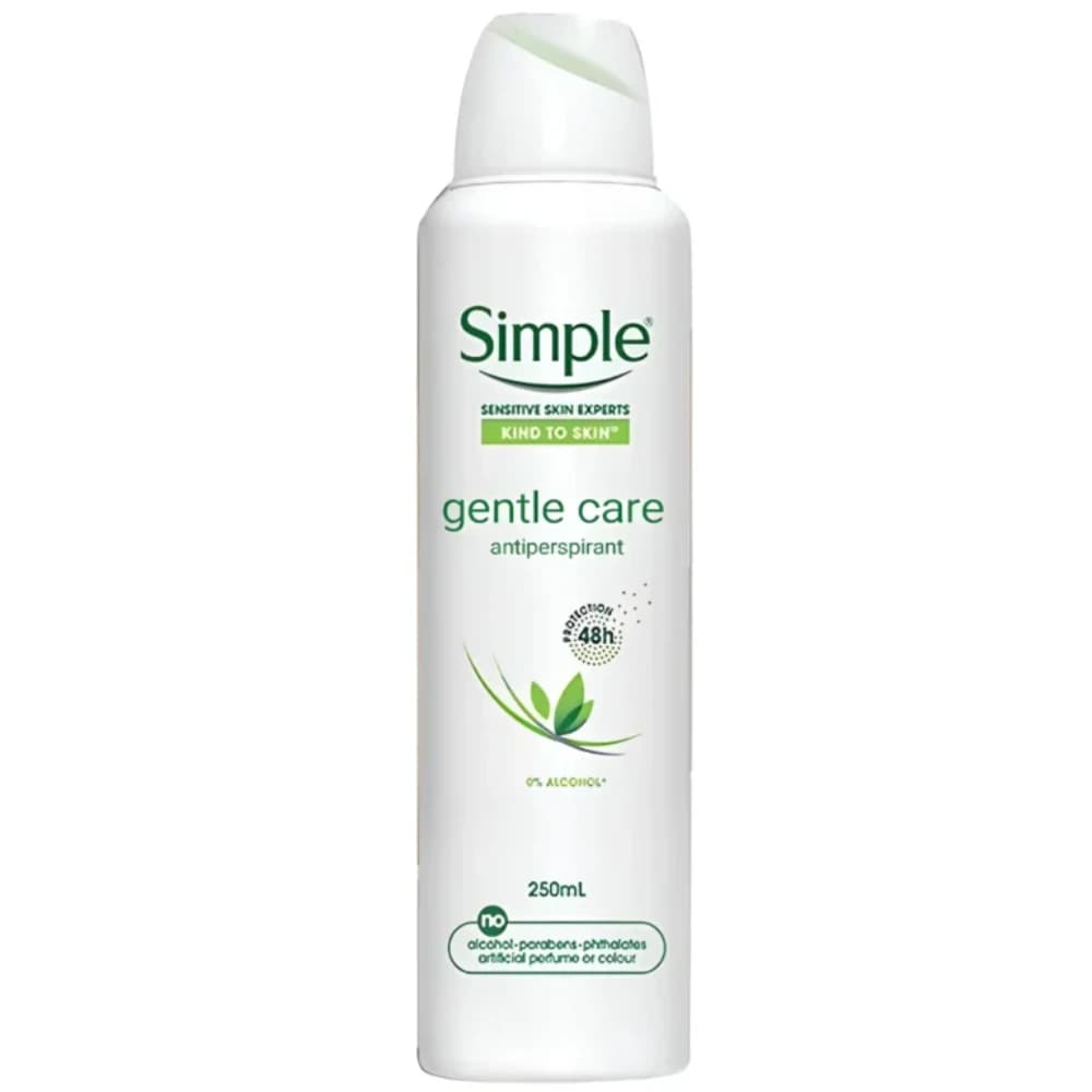 اسپری دئودورانت ضد تعریق سیمپل مدلgentle care