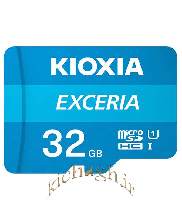 رم میکرو ۳۲ گیگ کیوکسیا Kioxia EXCERIA U1 C10 100MB/s + خشاب — تصویر ۲