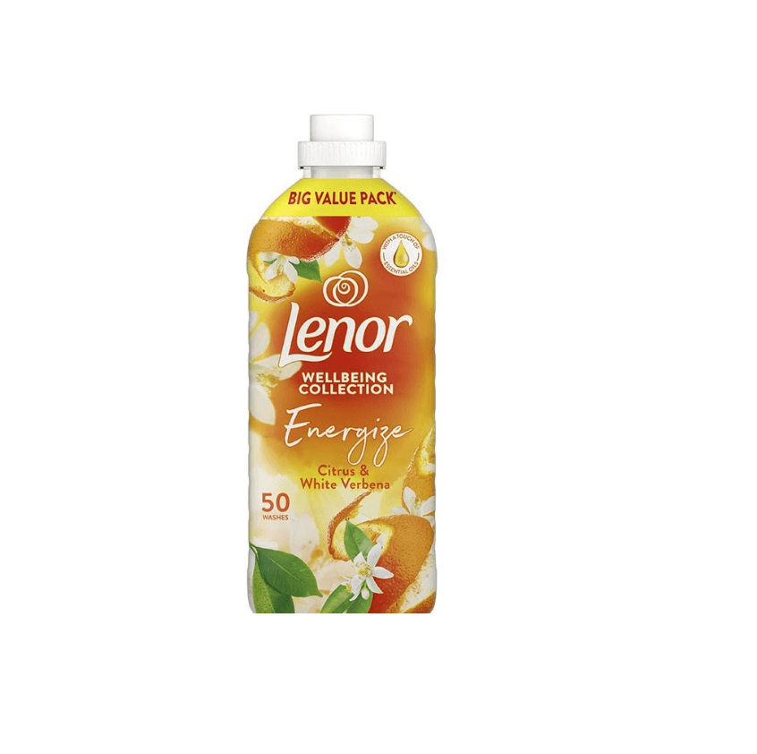 نرم کننده لباس لنور Lenor با رایحه مرکبات و سیاهدانه سفید