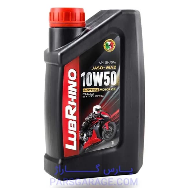 روغن موتورسیکلت SN لوبرینو Lubrhino حجم 1 لیتر 10W50